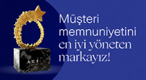 Müşteri memnuniyetini en iyi yöneten markayız!