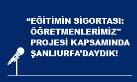 “Eğitimin Sigortası: Öğretmenlerimiz” Projesi Kapsamında, Gizem Öğretmen ve Minik Öğrencilerini Şanlıurfa’nın Küçükyıldız Köyü’nde Ziyaret Ettik.