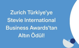 Zurich Türkiye’ye Stevie Awards’tan Altın Ödül!