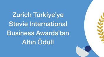 Zurich Türkiye’ye Stevie Awards’tan Altın Ödül!